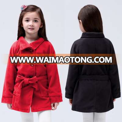 Korean Winter Coat Thickening Woolen Double Section Coat For Girls