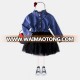 New autumn 2017 girls long sleeve demin dress baby girl dresses party