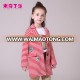 Girls spring fashion coat children outwear knitted coat kids striped coat