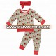 children boutique clothing wholesale baby girls design christmas long ruglan sleeve with bow girls outfits